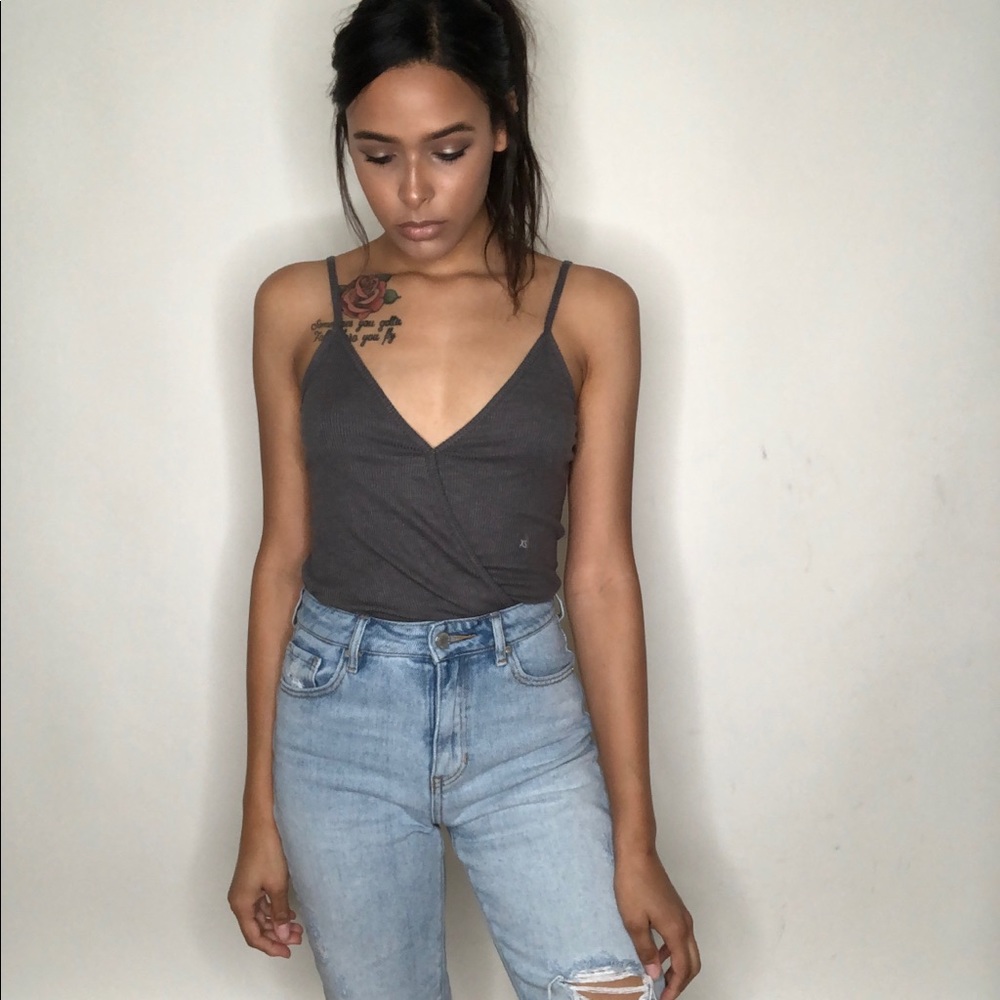 Grey bodysuit tank top🖤